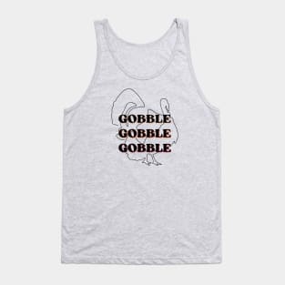 Thanksgiving Gobbles Tank Top